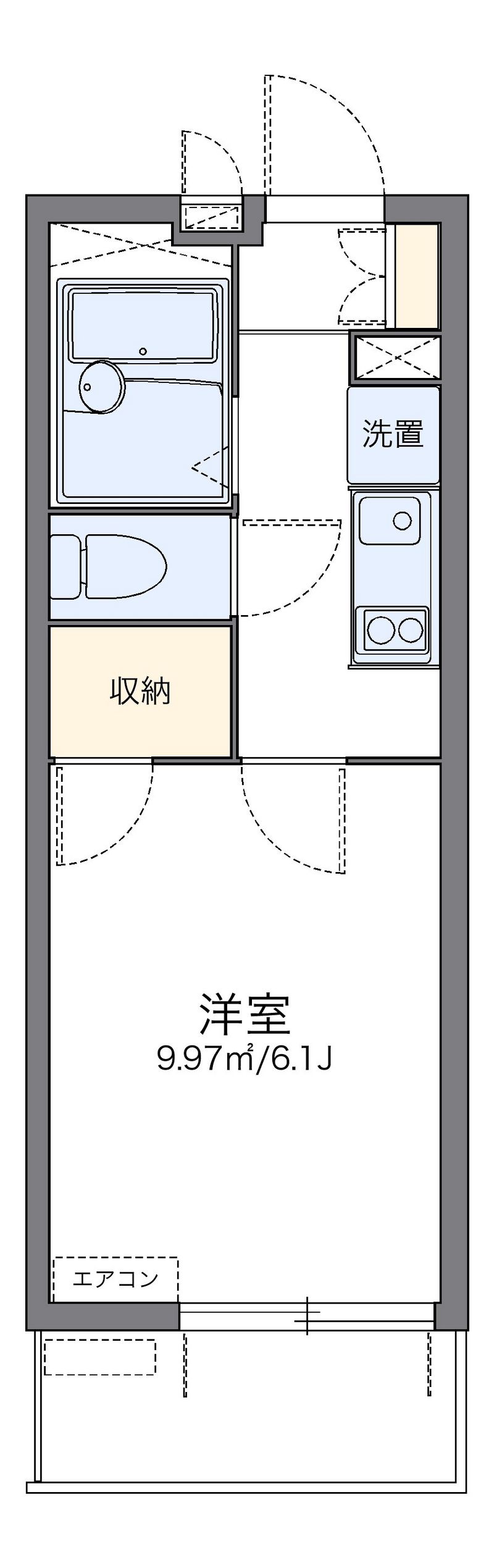 レオパレスＮＥＸＴⅡ 間取図