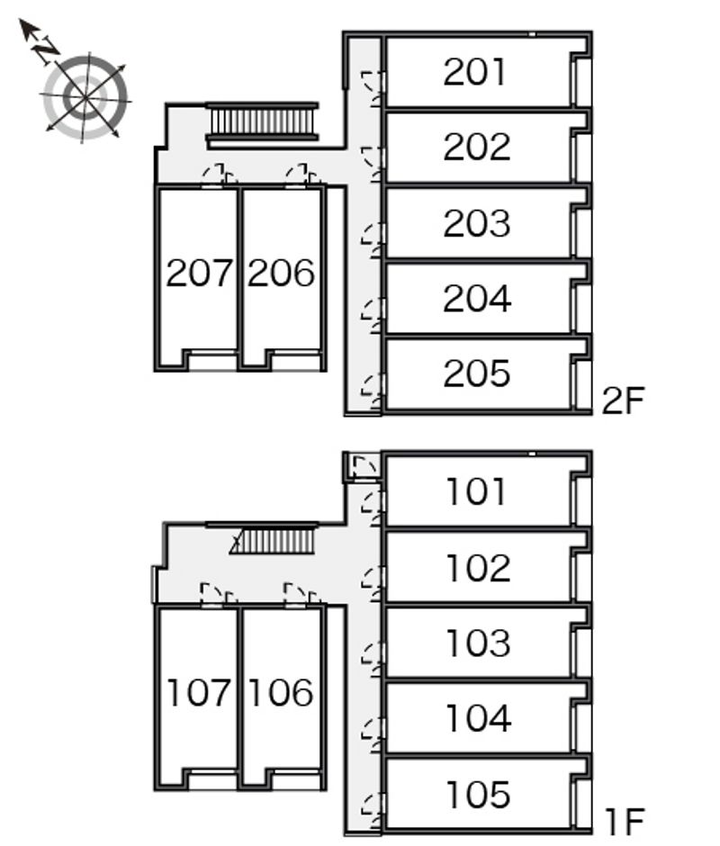 レオネクストエース 間取配置図
