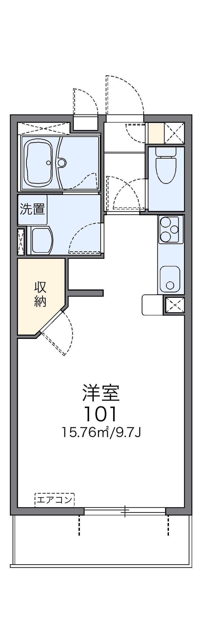 レオネクストビタノーバ 間取図