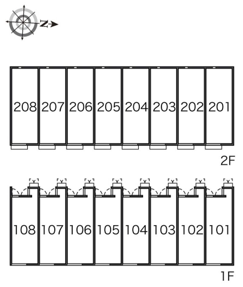 レオネクストひこうき雲 間取配置図