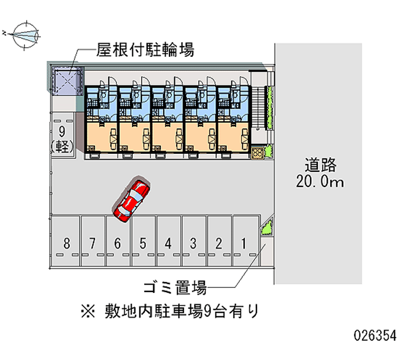 レオパレスＨＡＰＰＹ下諏訪 月極駐車場