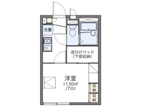 レオパレスドリーミング　ヒルズ 間取り図