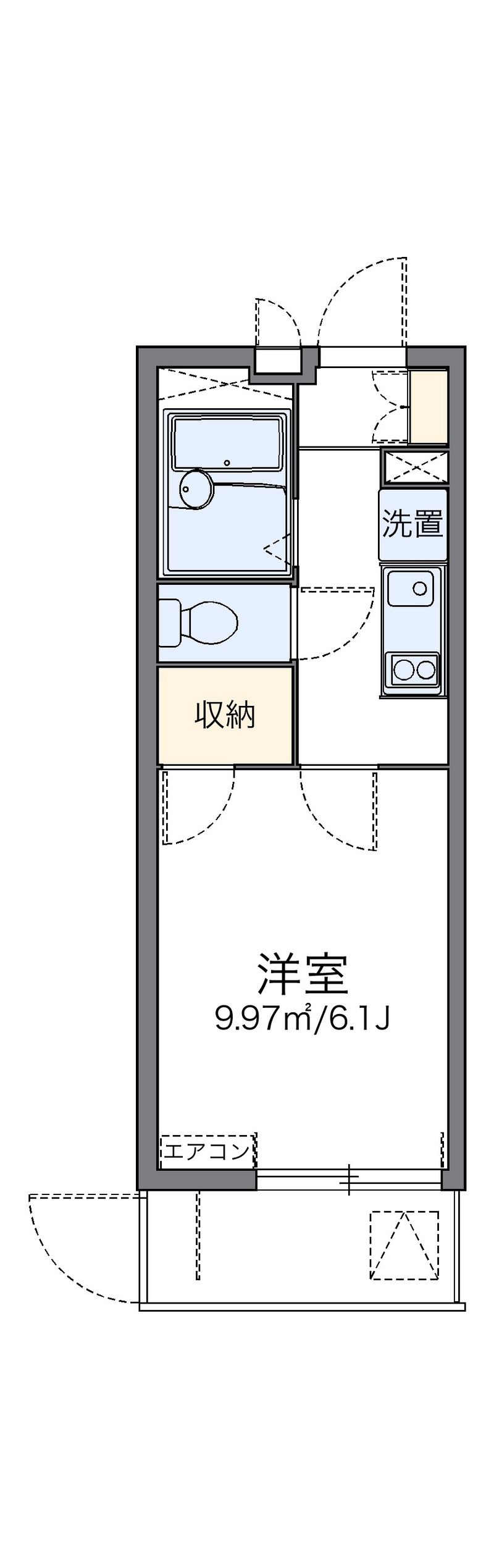 レオパレス高倉 間取り