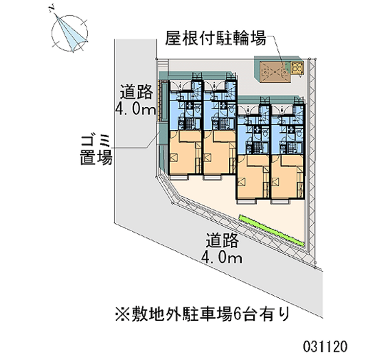 レオパレスＹカネミツ　三番館 月極駐車場