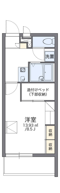 レオパレスマシェリ 間取り図