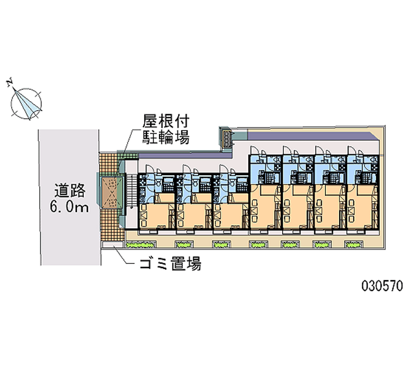 レオパレスレクシス 区画図