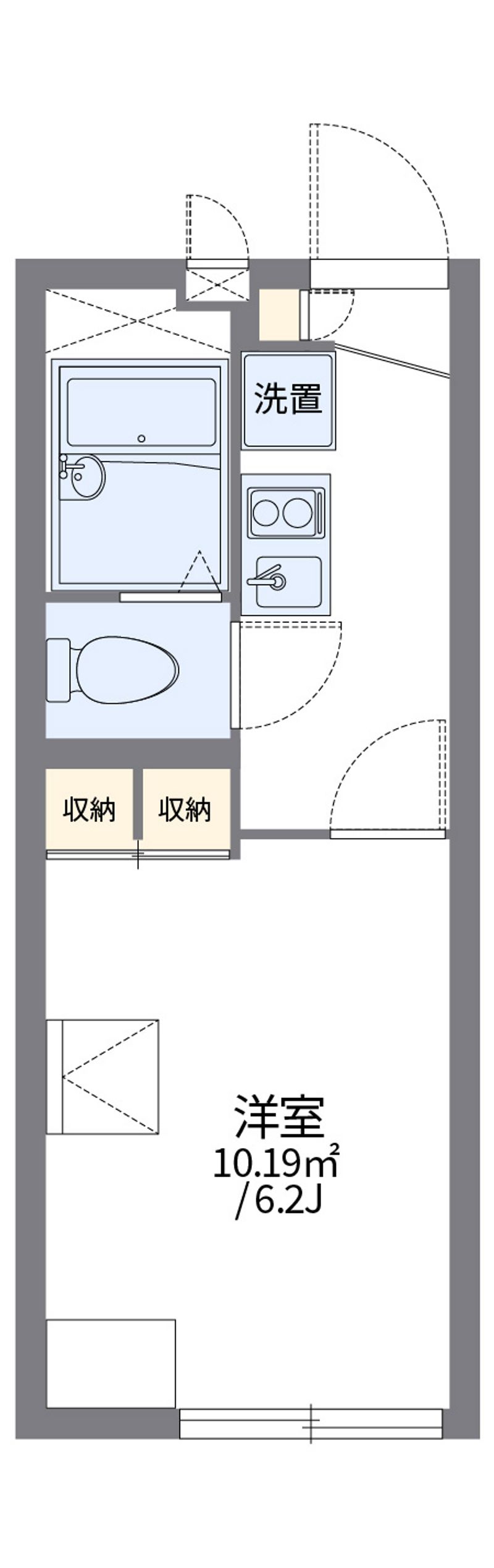 レオパレス光町 間取図