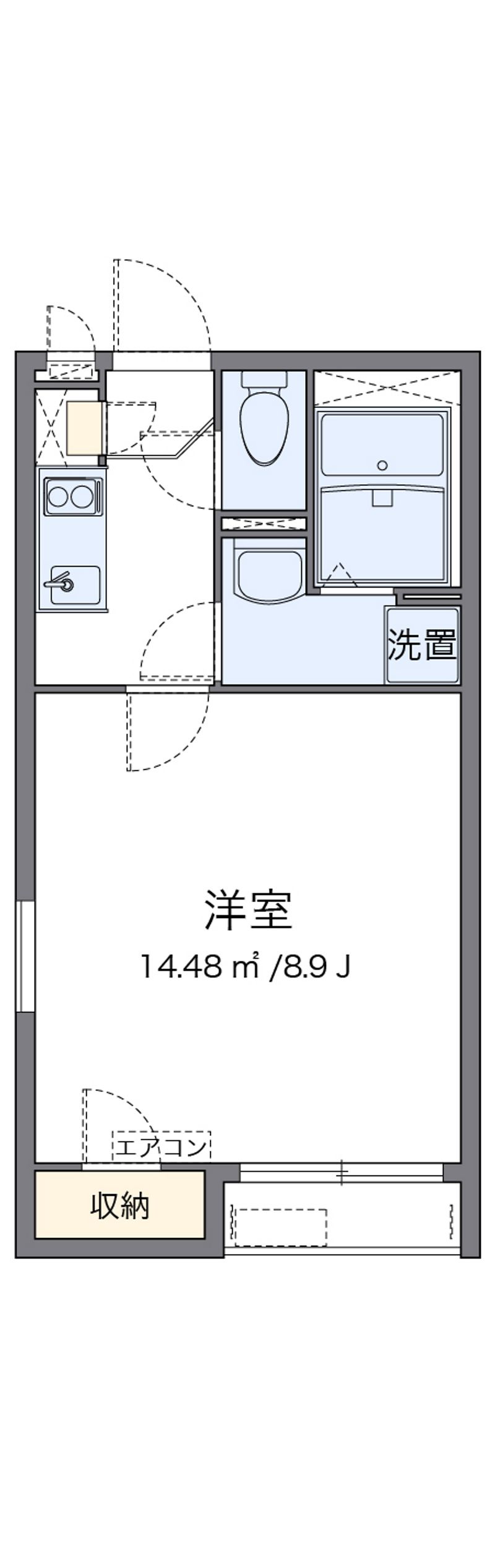 クレイノトレス 間取図