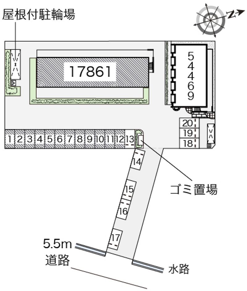 レオパレスファミリー 配置図