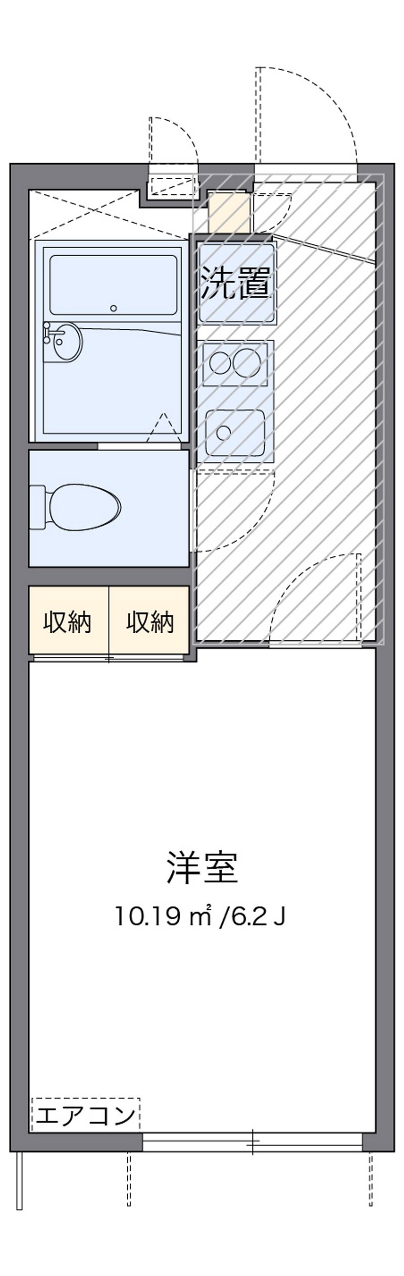 レオパレスＧＯＹＡ　本郷 間取図