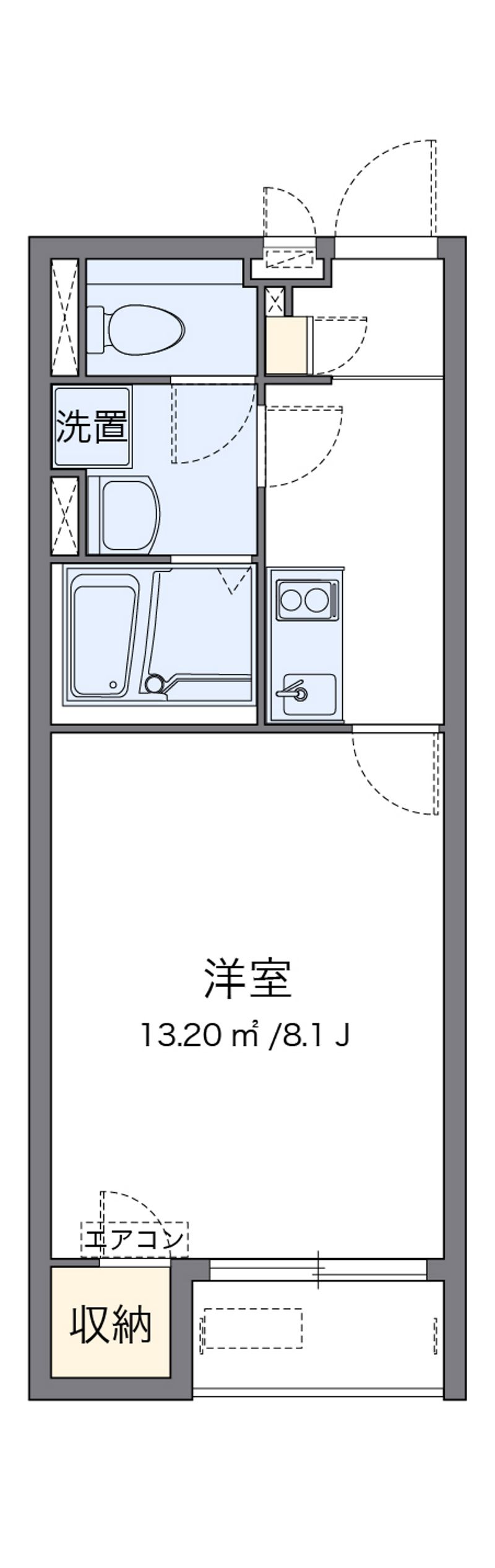 クレイノしらど 間取図
