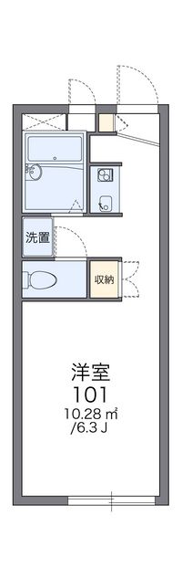 レオパレスサンハイム 間取図