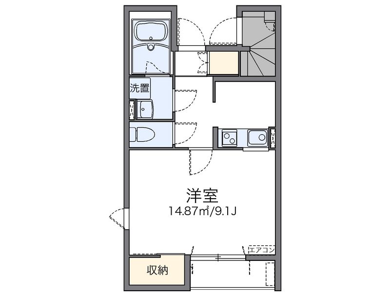 レオネクストＤＡＩ 間取図