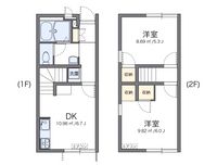 レオパレスフェリーチェ南新木 間取り図