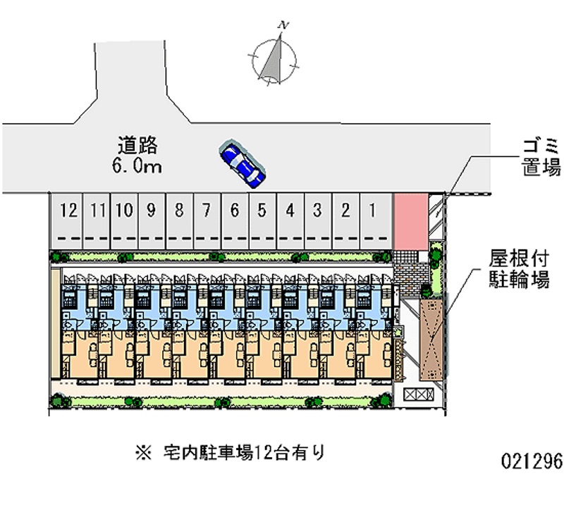 レオパレス宮古 区画図