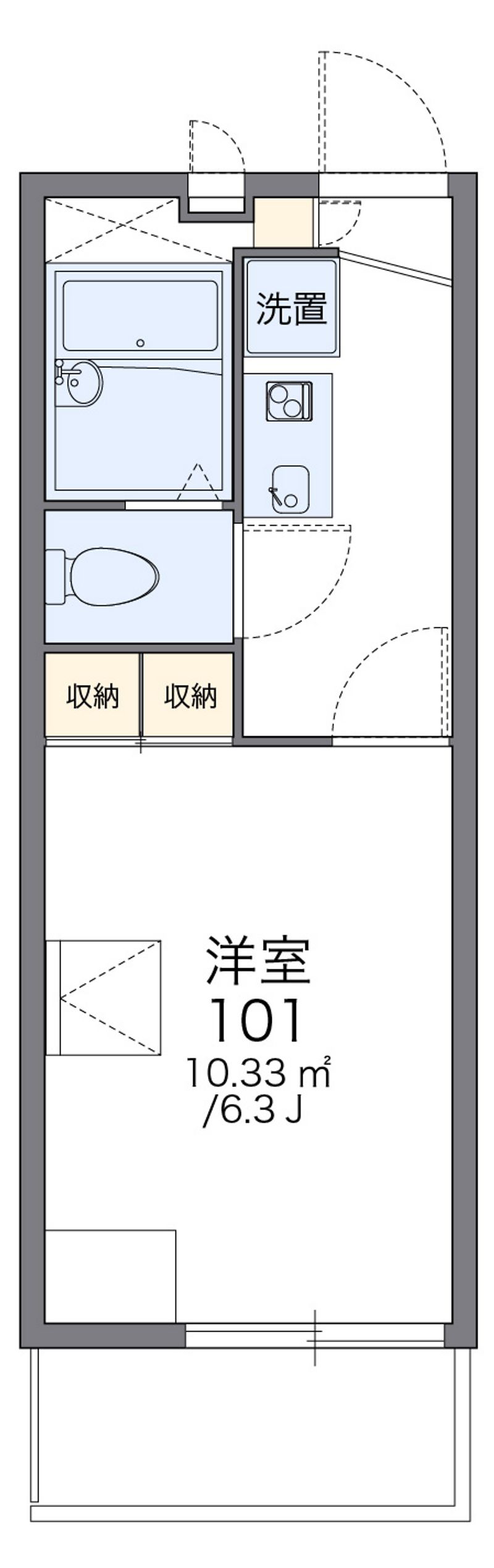 レオパレス正楓 間取図