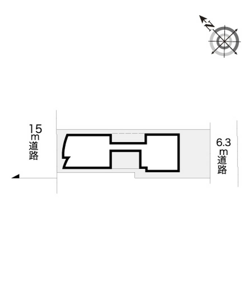 レオパレスＲＸ倉敷 配置図