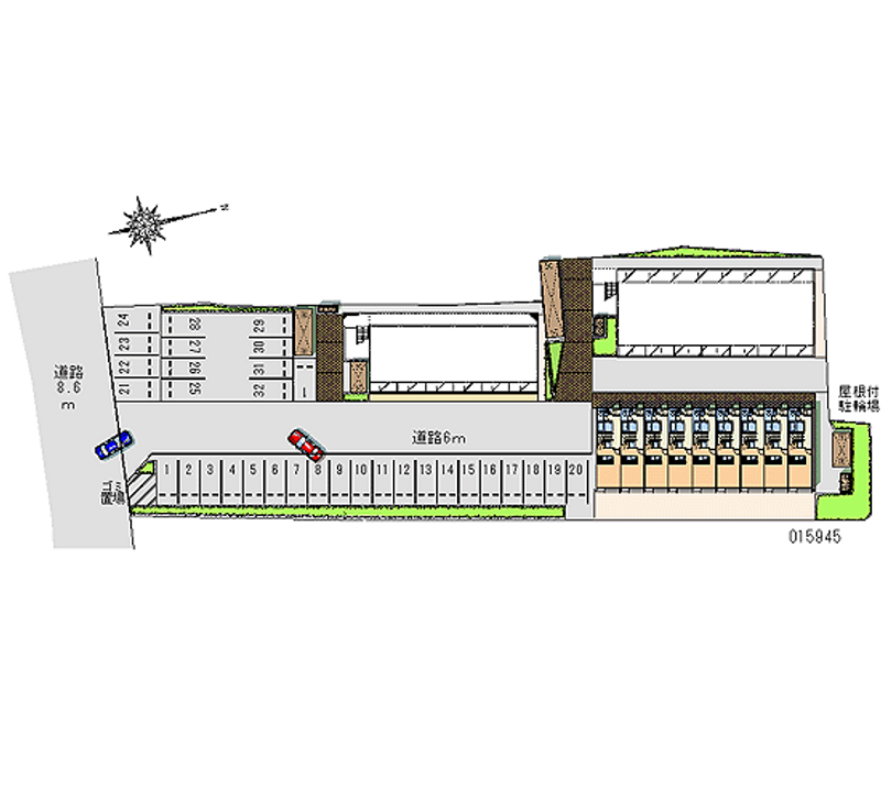 15945 Monthly parking lot