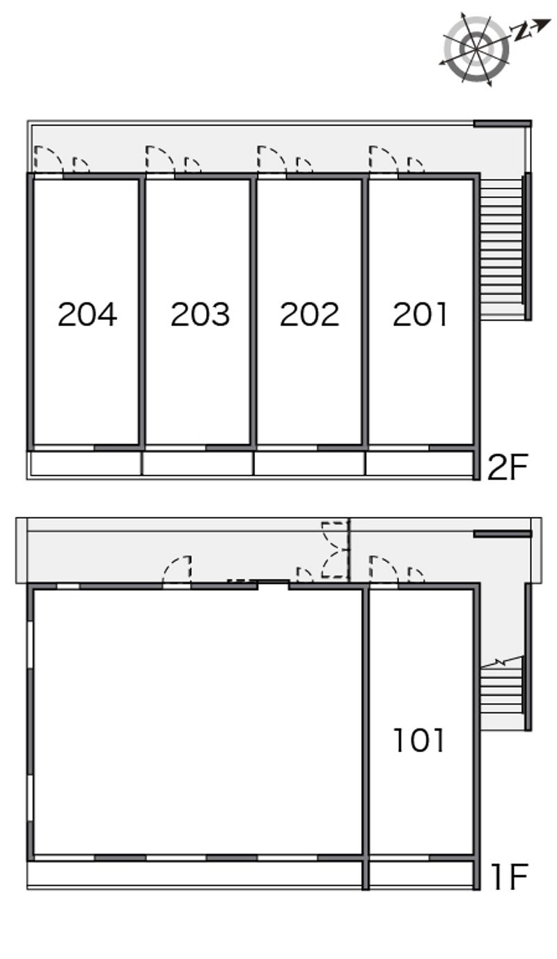 クレイノしあわせベイエリア 間取り配置図