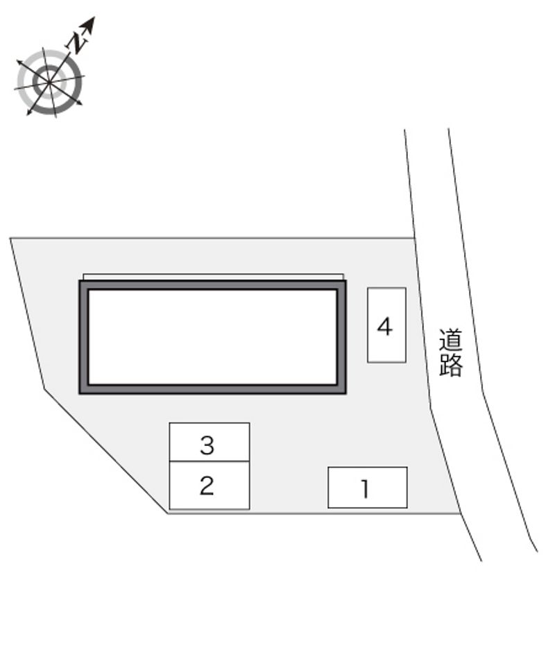レオパレス三内 配置図