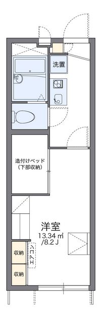 レオパレスモリヤＡ 間取り図