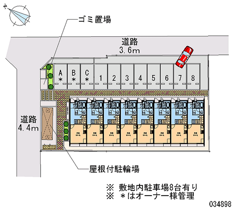 34898 Monthly parking lot