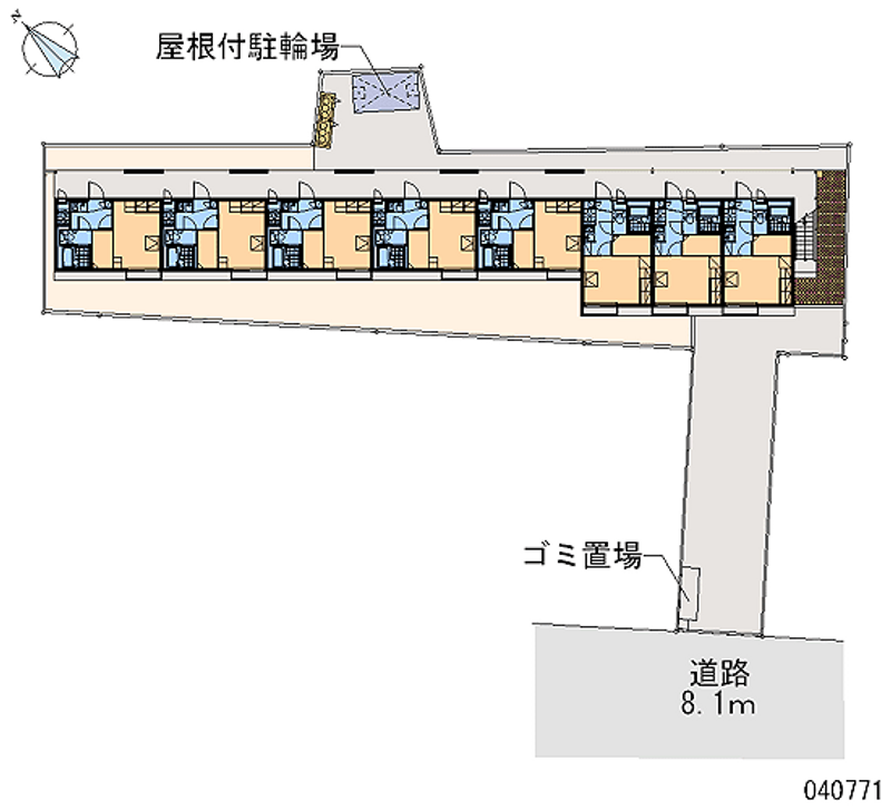 レオパレスマツバラ２００９ 区画図