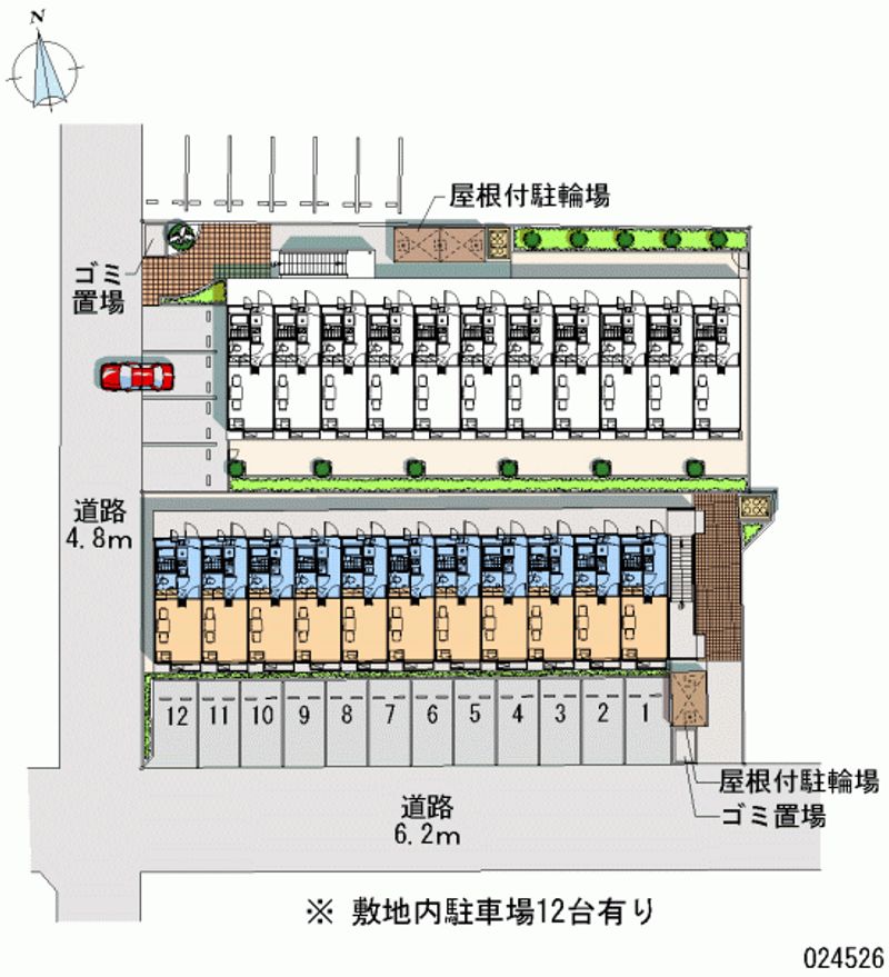 レオパレスサスジュウ 月極駐車場