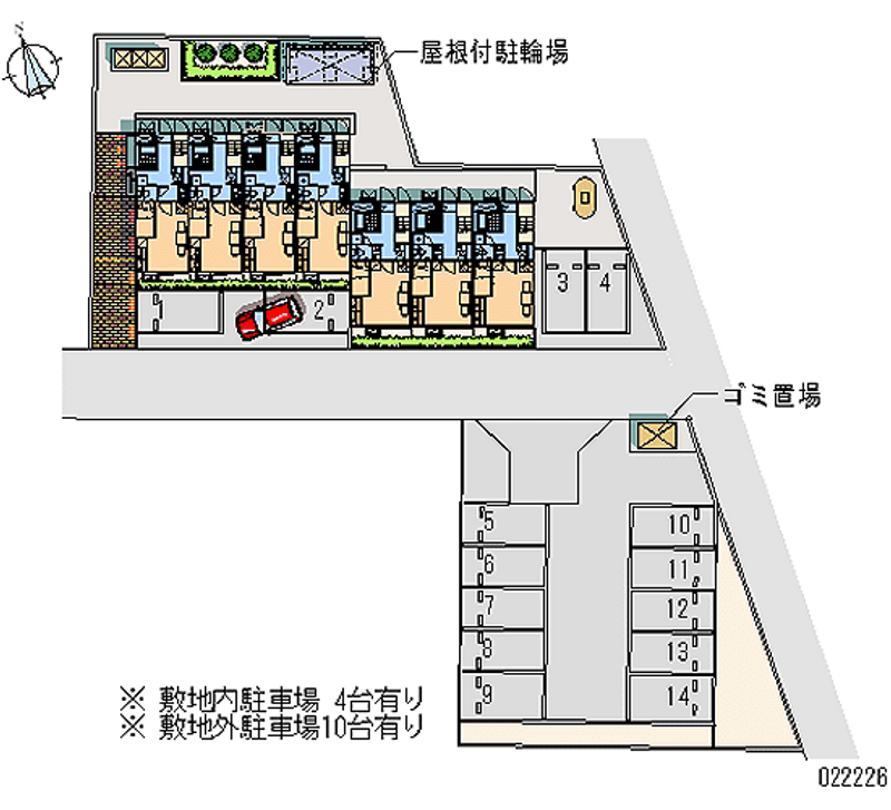 22226月租停車場