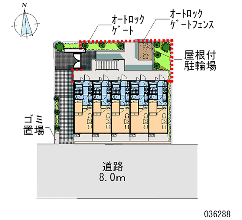 レオパレス宮坂 区画図