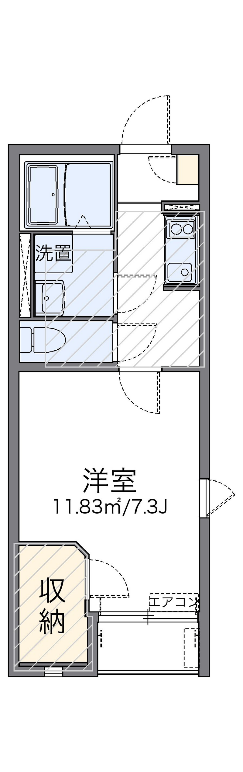 LEONEXT KOMAOKA Floor plan