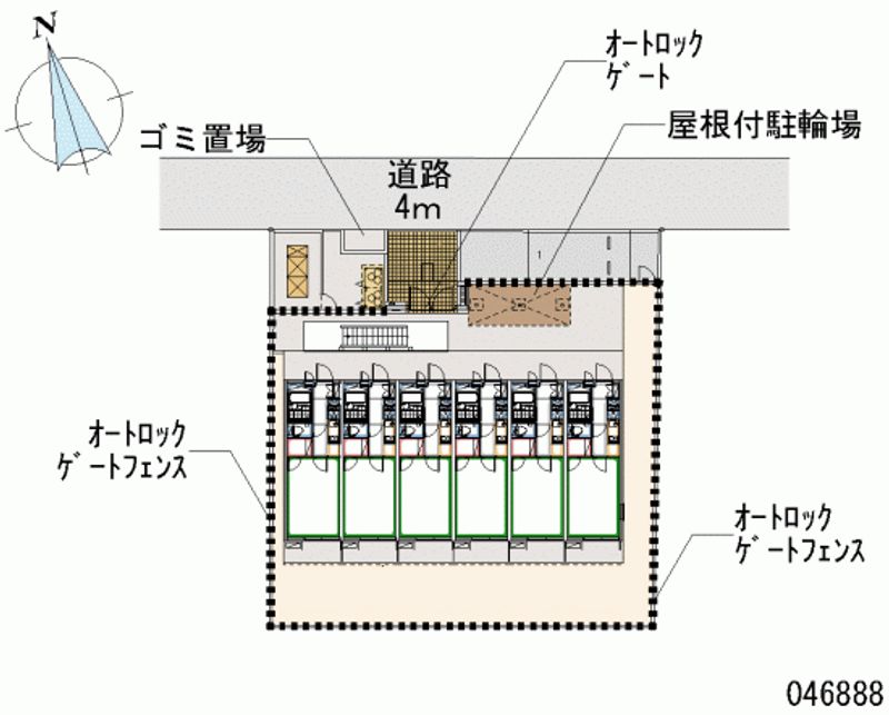 レオパレスシャルダン 月極駐車場