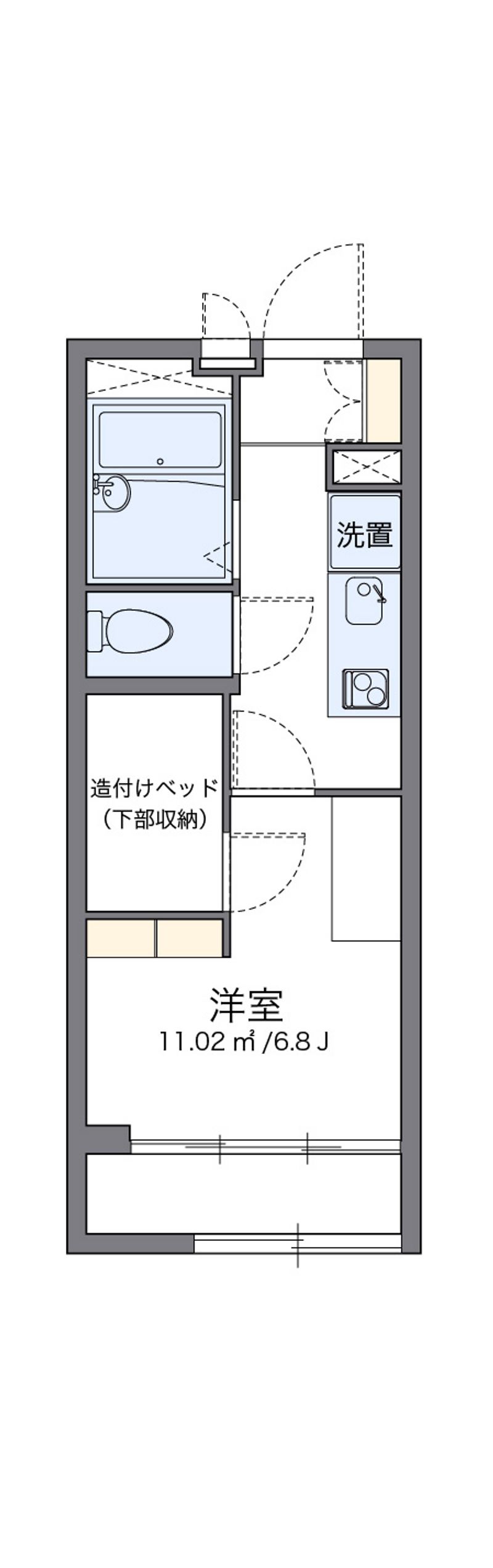 レオパレス参丁目 間取り
