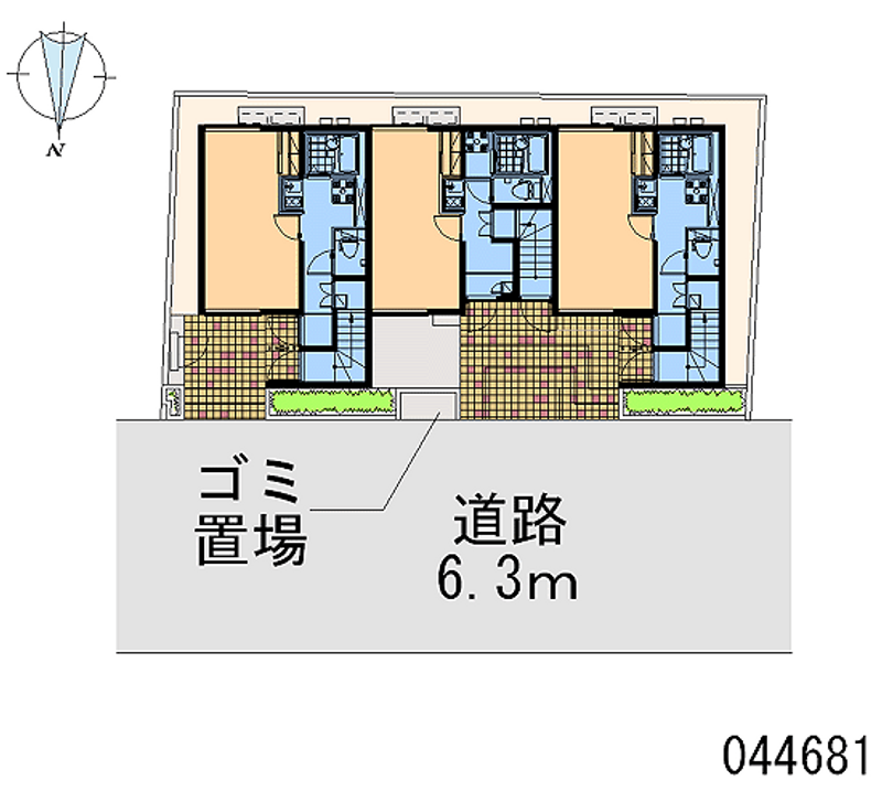レオネクストダリア 区画図
