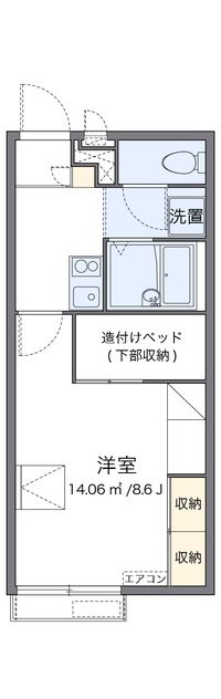 レオパレス山王田 間取り図