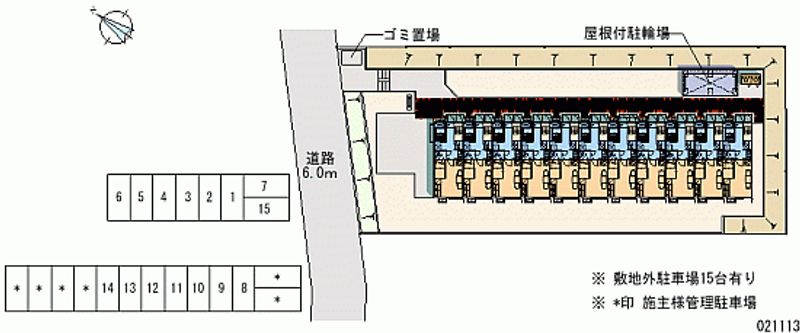 レオパレスマリーナ 月極駐車場