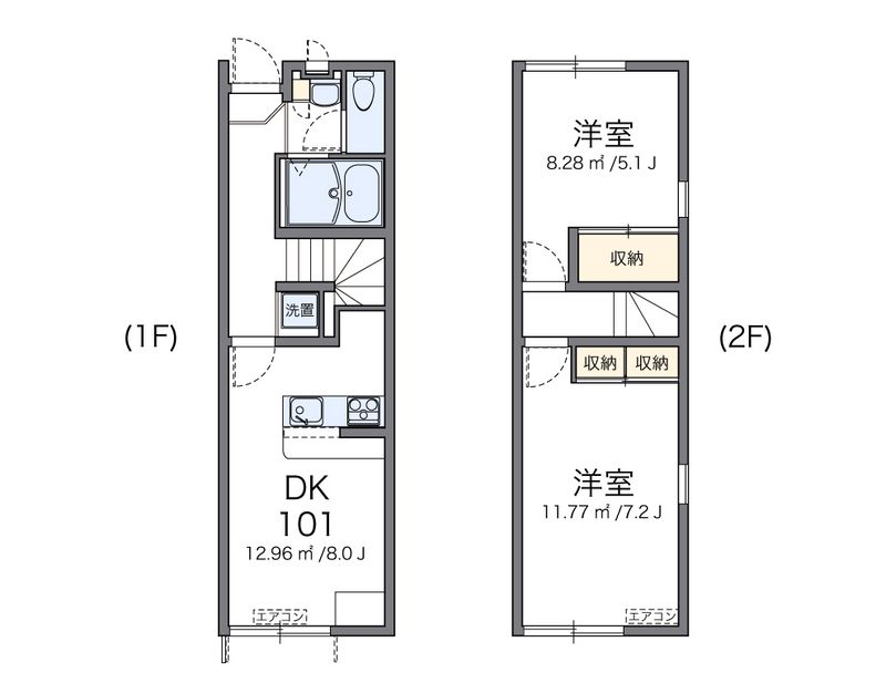 レオパレスＫａｎａｙａ 間取図