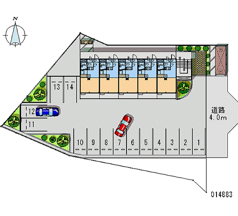 レオパレスＨａｐｐｙＦｉｅｌｄ 月極駐車場