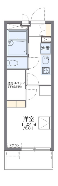 レオパレスグリーンプラザ湘南 間取り図