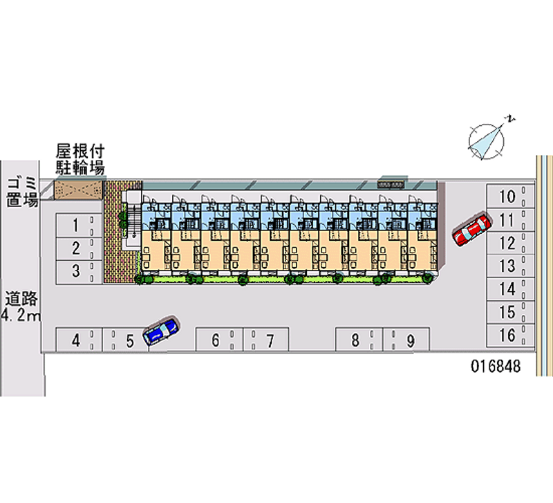 16848月租停車場