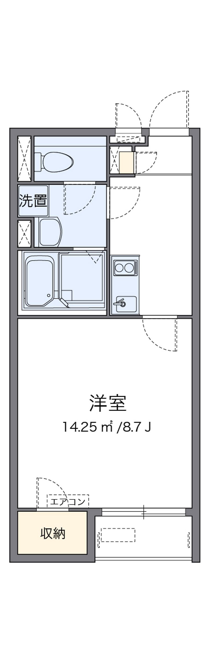 クレイノ半田東Ｄ 間取図