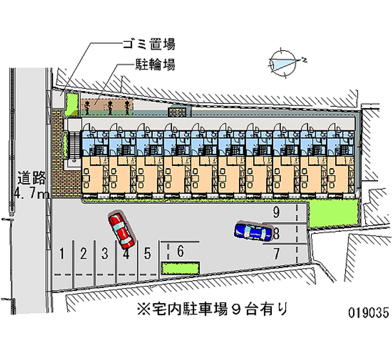 19035 Monthly parking lot