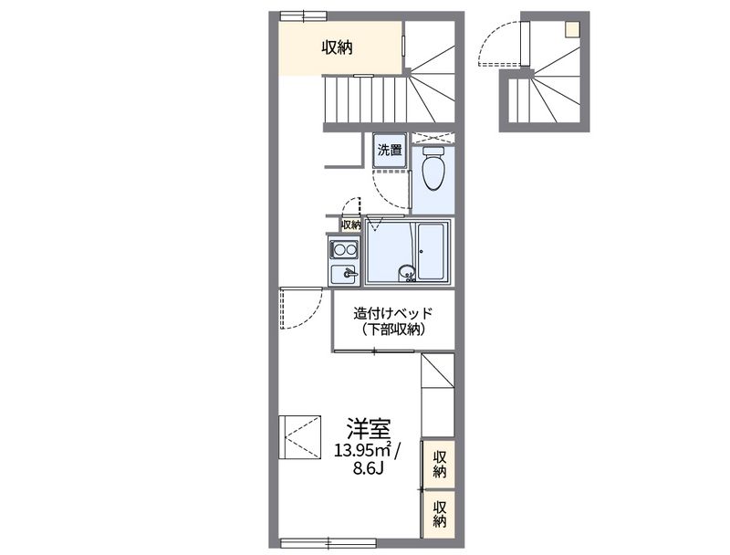 レオパレスＲｅｓｅｒｖｅⅠ 間取図