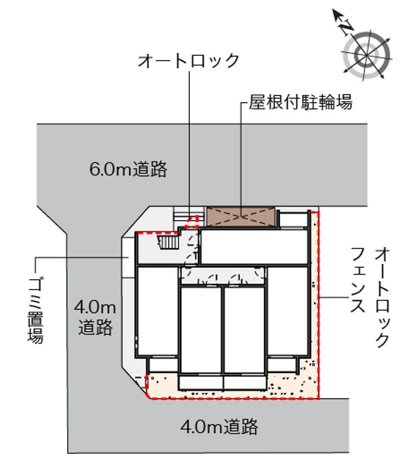 クレイノグランツ藤２５ 配置図