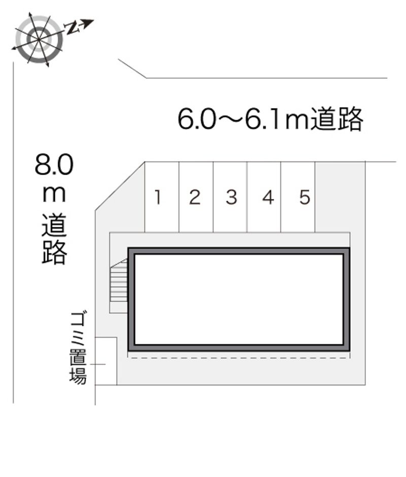 レオパレスＮＫ 配置図