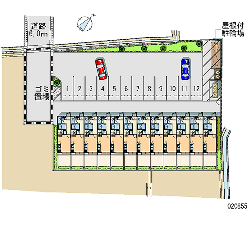 20855 Monthly parking lot