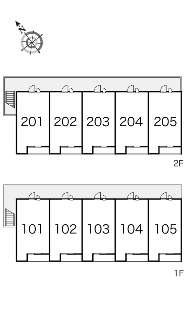 レオパレスノーブル　シャトー 間取配置図