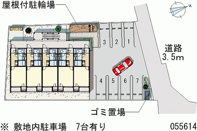 クレイノ寺津 月極駐車場