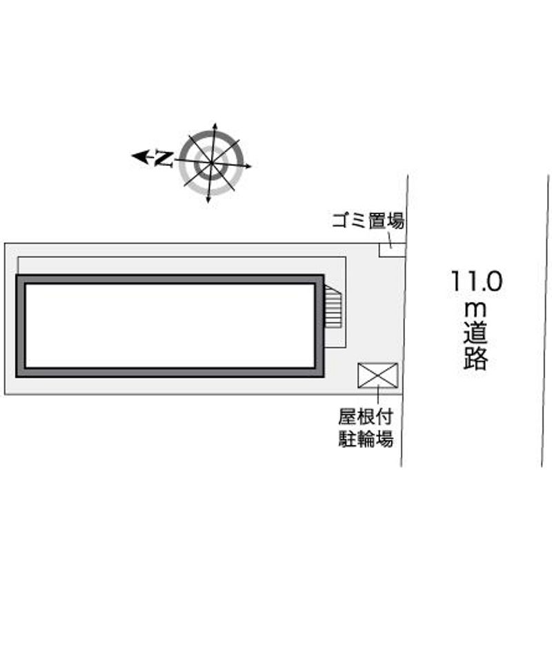 レオパレス桑園 配置図