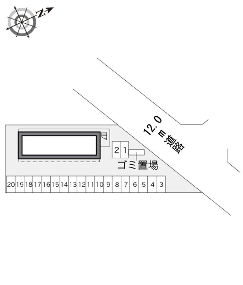 レオパレスＪＰⅡ 配置図